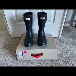 Hunter Black Short boots